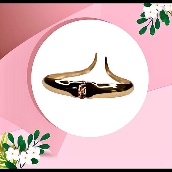 Vince Camuto Double Curve Hinge Bracelet - Picture 3 of 7